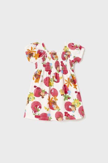 Detské bavlnené šaty Mayoral mini, áčkový strih