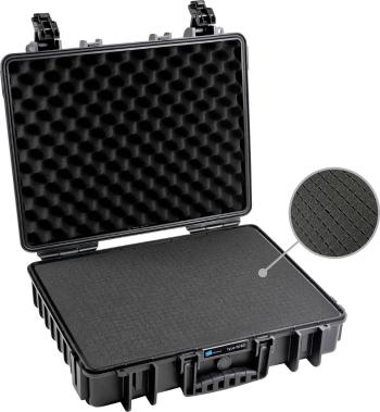 B & W International outdoorový kufrík  outdoor.cases Typ 6000 21 l (š x v x h) 512 x 420 x 148 mm čierna 6040/B/SI
