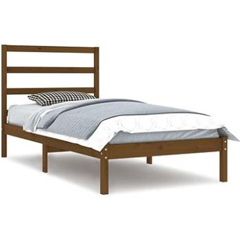 Rám postele medovo hnedý masívna borovica 100 × 200 cm, 3104926