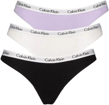 Calvin Klein 3 PACK - dámske tangá PLUS SIZE QD3800E-HVN 3XL