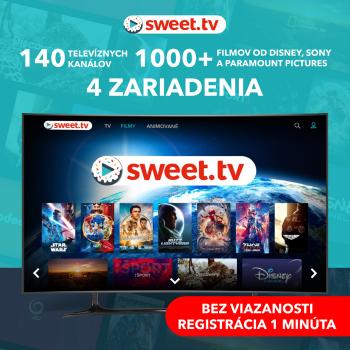 SWEET.TV, 12 MESACNE PREDPLATNE, PREMIOVY BALIK, 140 STANIC