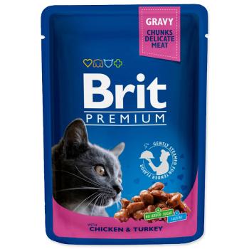 Kapsička BRIT Premium Cat Chicken & Turkey 100 g