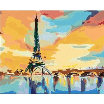 Maľovanie podľa čísel – Eiffelova veža a most (HRAbz33321nad)