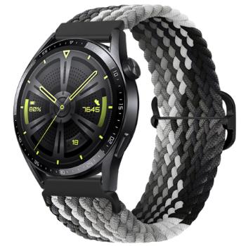 BStrap Elastic Nylon remienok na Samsung Galaxy Watch 3 41mm, black qiao (SSG024C0801)