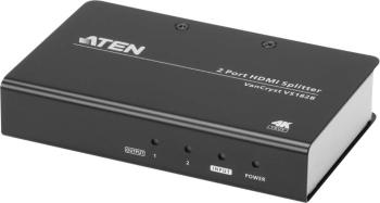 ATEN VS182B 1 + 2 porty HDMI splitter pripravené pre Ultra HD 4096 x 2160 Pixel čierna