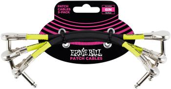 Ernie Ball P06059 15 cm Zalomený - Zalomený Patch kábel