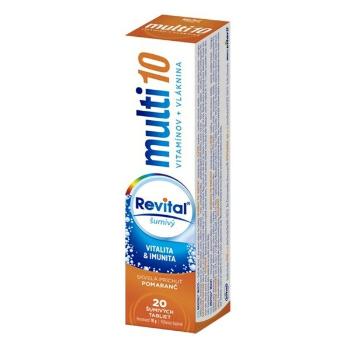 REVITAL Multi10 multivitamín pomaranč 20 tbl