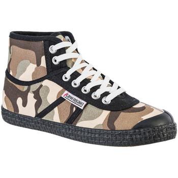 Kawasaki  Módne tenisky Camo Canvas Boot K202418 8885 Various Brown  Hnedá