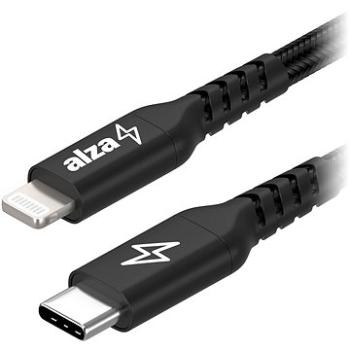 AlzaPower AluCore USB-C to Lightning MFi 3 m čierny (APW-CBMFI9403B)