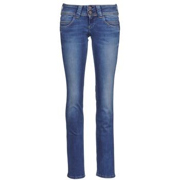 Pepe jeans  Rovné džínsy VENUS  Modrá