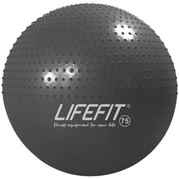 Lifefit Massage ball 75 cm, tmavosivá (4891223129168)