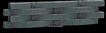 Obklad Vaspo Decorstone ratan tmavo sivá 8,8x39 cm reliéfna V54101