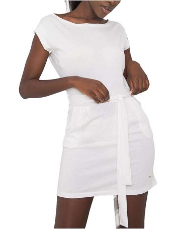 Biele šaty s opaskom leticia vel. 2XL