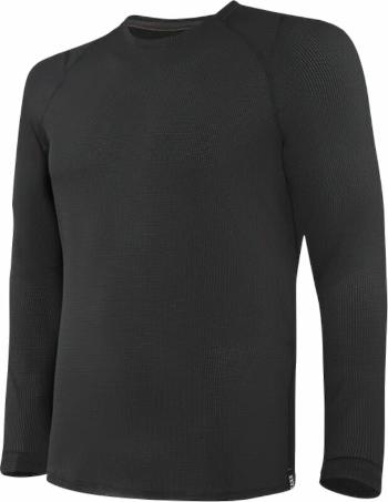 SAXX Pánske termoprádlo Quest Long Sleeve Crew Black XL