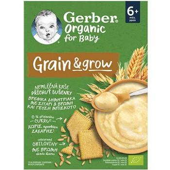 GERBER Organic nemliečna kaša s príchuťou sušienky 200 g (8445290191489)