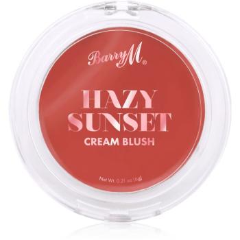 Barry M Hazy Sunset krémová lícenka odtieň Evening Daze 6 g