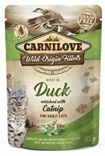 Carnilove Cat Pouch Duck Enriched & Catnip 85g + Množstevná zľava