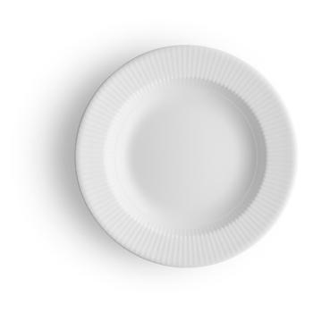 Biely porcelánový hlboký tanier Eva Solo Legio Nova, 22 cm