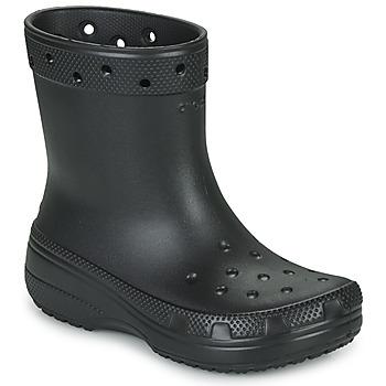 Crocs  Polokozačky Classic Rain Boot  Čierna