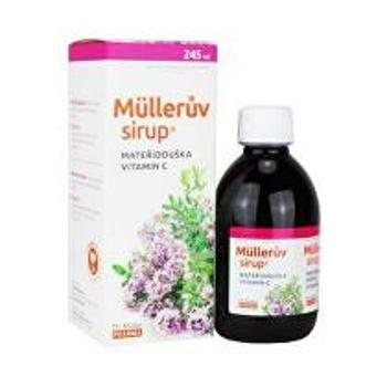 Sirup z materinej dúšky a vit. C 245ml Dr. Muller