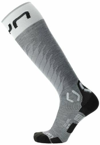 UYN Man Ski One Merino Socks Grey Melange/White 39-41