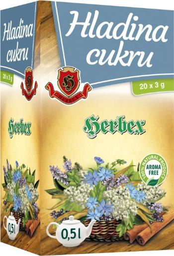 HERBEX Hladina cukru bylinná zmes 20 x 3 g