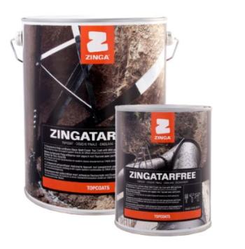 ZINGA Zingatarfree - chemicky odolná jednozložková polyuretánová farba cierna 10 l