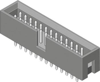 MPE Garry pinová lišta (štandardná) STL Počet pólov 16 Raster (rozteč): 2.54 mm 093-1-016-0-F-BS0 200 ks