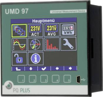 PQ Plus UMD 97EL  Univerzálne meracie zariadenie - montáž na panel - Ethernet UMD série - 512 MB pamäte