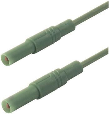4 mm safety test lead, silicone, 2x plugs straight, 100 cm