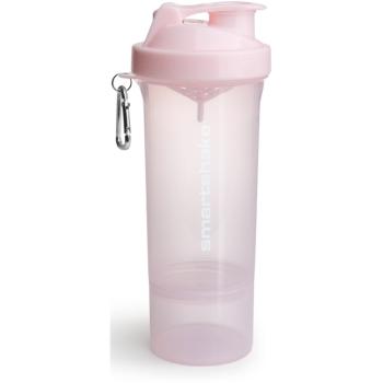 Smartshake Slim športový šejker + zásobník farba Cotton Pink 500 ml