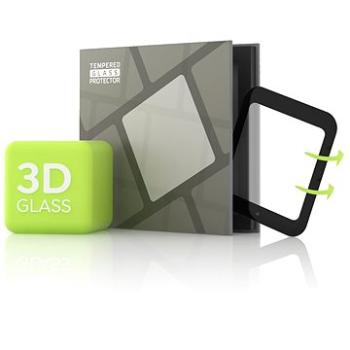 Tempered Glass Protector pre Xiaomi Mi Watch Lite – 3D GLASS, čierne (TGR-XMWL-BL)