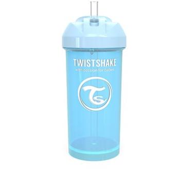 TWISTSHAKE Fľaša so slamkou 360 ml – modrá (7350083125897)