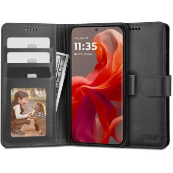 Tech-Protect Wallet knižkové puzdro na Motorola Moto G85 5G, čierne