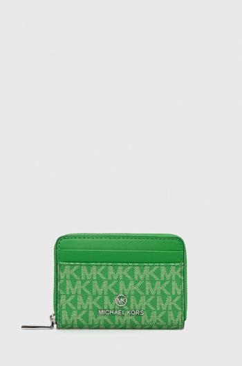 Peňaženka MICHAEL Michael Kors dámsky, zelená farba