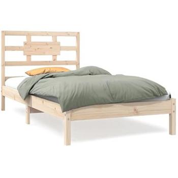Rám postele masívne drevo 100 × 200 cm, 3105655