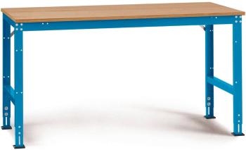 Manuflex AU4105.5012 UNIVERSAL štandardný pracovný základný stôl s multiplexovou doskou, ŠxHxV = 1750 x 1200 x 760-870 m