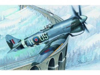 Model Hawker Tempest MK.V HI TECH 14,2x17,3cm v krabici 25x14,5x4,5cm 1:72