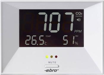 ebro RM 100 merač oxidu uhličitého (CO2) 0 - 3000 ppm s funkciou merania teploty