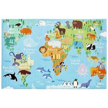 Detský koberec Torino Kids World map 80 × 120 cm (2082)