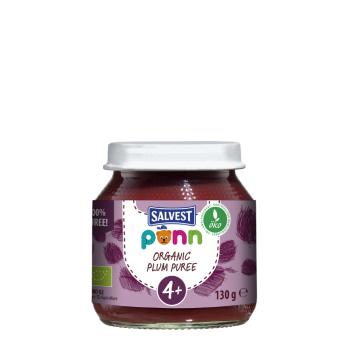 SALVEST Põnn Ovocný príkrm Slivka 100% od 4.mesiaca BIO 130 g