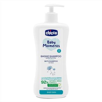 CHICCO Šampón na vlasy a telo s dávkovačom Baby Moments 92 % prírodných zložiek 750 ml