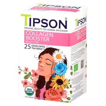 TIPSON Beauty bylinný čaj Svieža pleť BIO 25 sáčkov