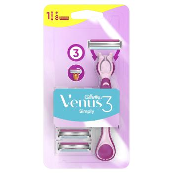 Gillette Holiaci strojček Simply Venus 3 + 8 hlavíc