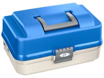 Plastica panaro rybársky kufrík 149/3-poschodový bielo-modrý