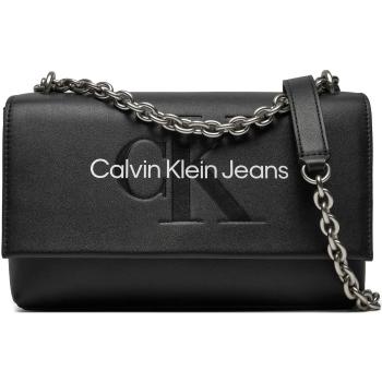 Calvin Klein Jeans  SCULPTED EW FLAP W/CHAIN25 MONO K60K612221  Tašky Čierna