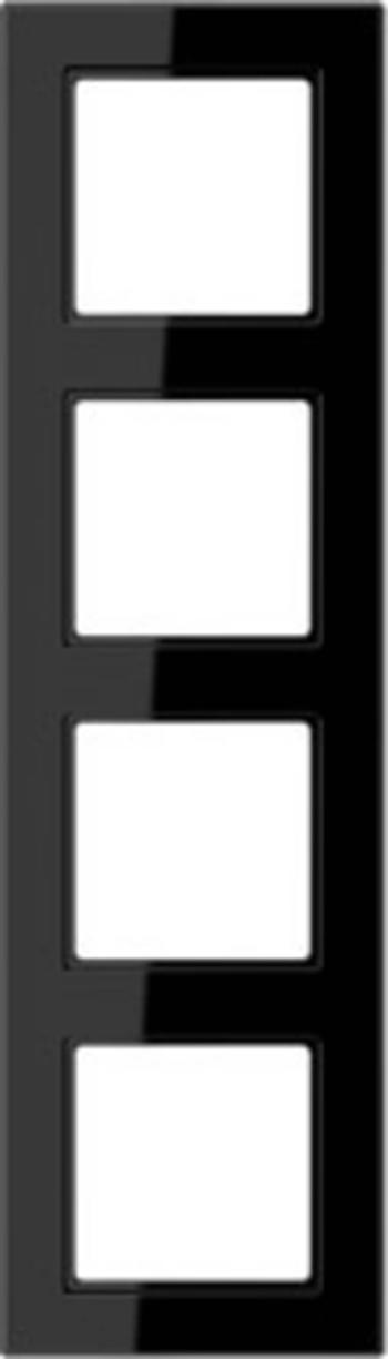 Jung 4-násobný rámček   čierna AC584SW