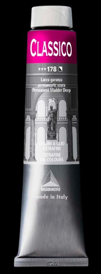 MAIMERI CLASSICO - Extra jemné olejové farby 178 - permanent madder deep, 0,2 L