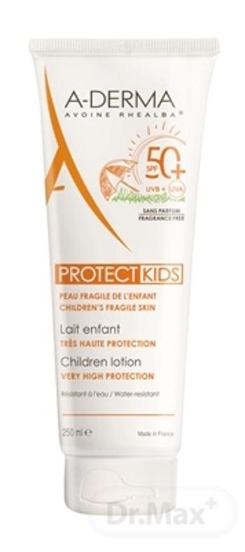 A-DERMA PROTECT KIDS LAIT SPF 50+ mlieko na opaľovanie pre deti