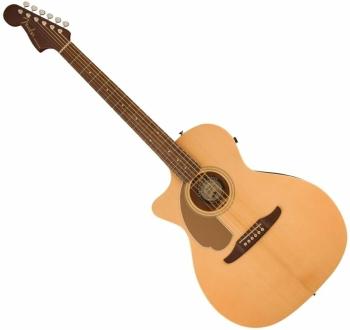 Fender Newporter Player LH Natural Elektroakustická gitara Jumbo